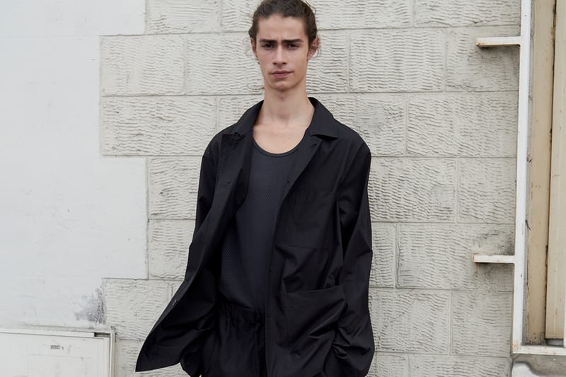 Lemaire and Sunspel ネイビージャケット Lemaire Navy Sunspel Edition Light Jacket Lemaire
