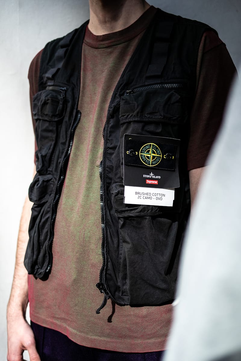 Stone island hot sale supreme vest