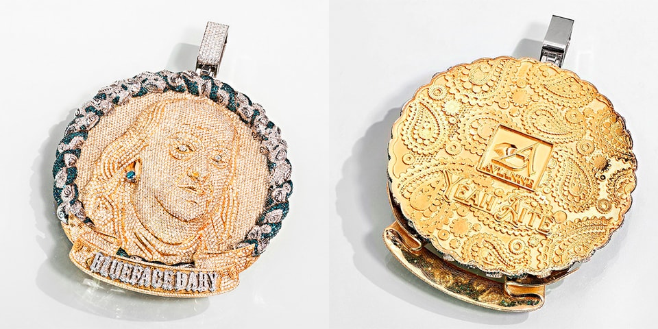Blueface Baby Masterpiece Chain Closer Look | HYPEBEAST