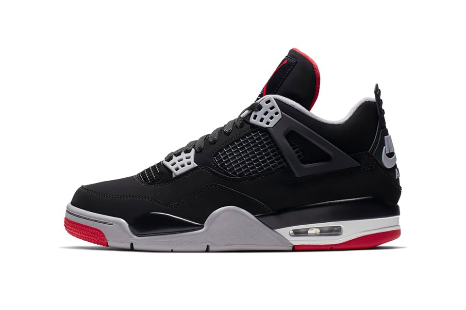 Nike jordan retro 4 bred Clearance
