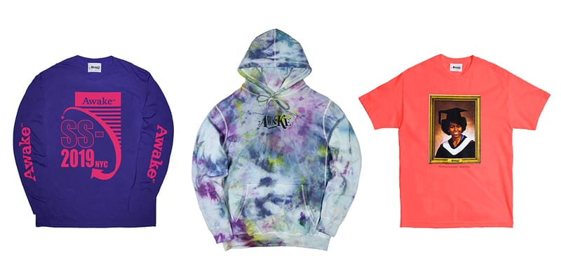 Awake tie dye hoodie online