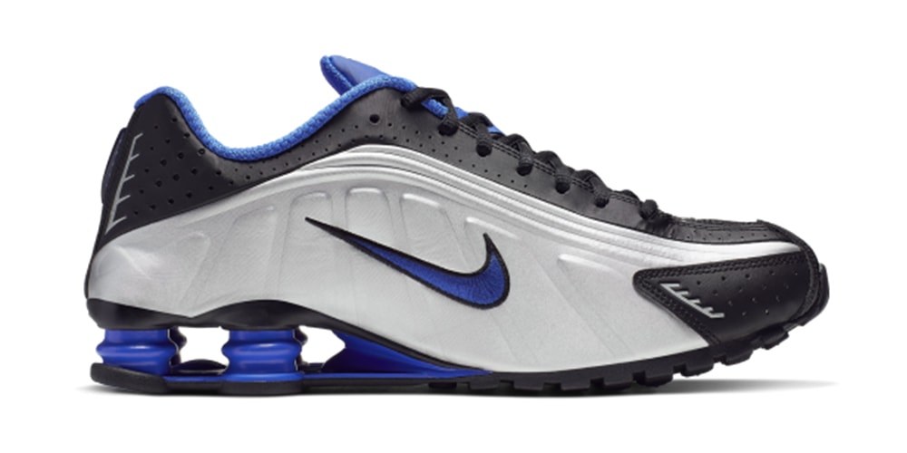 Nike Shox R4 Racer Blue & Metallic Silver Release | Hypebeast