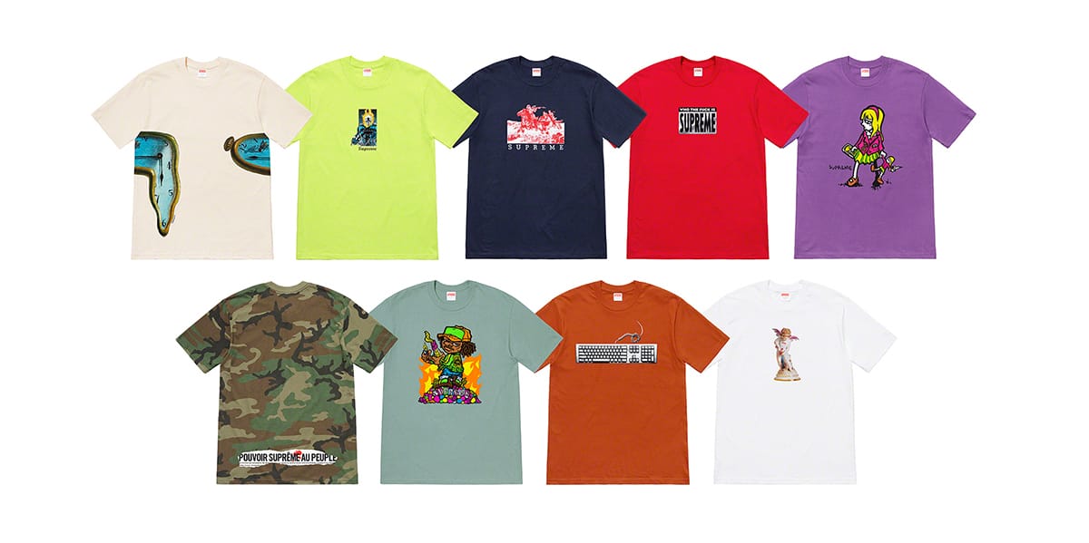 Supreme Spring 2019 T-Shirt Collection | HYPEBEAST