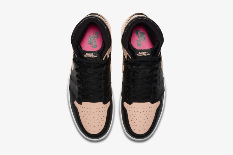 Jordan schwarz pink clearance
