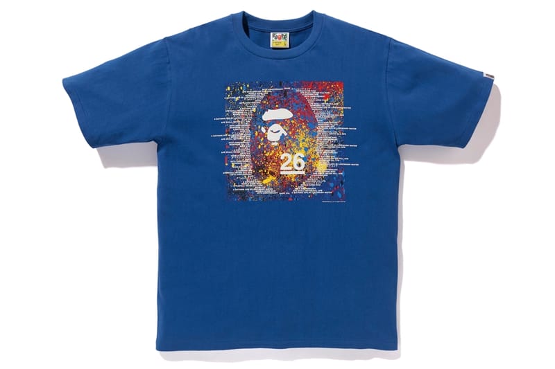 A Bathing Ape ブルー Tシャツ A BATHING APE® ガーメントダイ Tシャツ | ブルー | FARFETCH JP