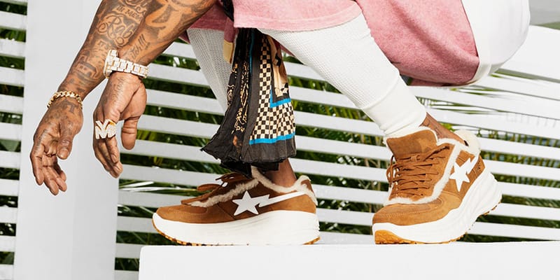 Bape ugg hot sale