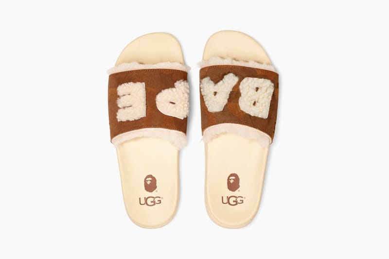 Bape slides shop ugg