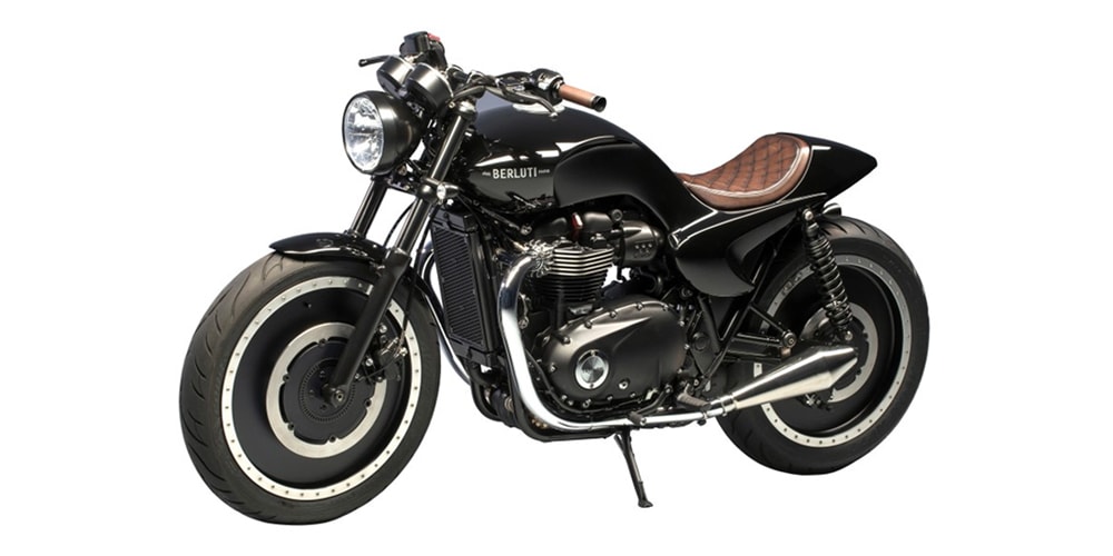 Мотоцикл Triumph, изготовленный по индивидуальному заказу Berluti, выставлен на аукцион