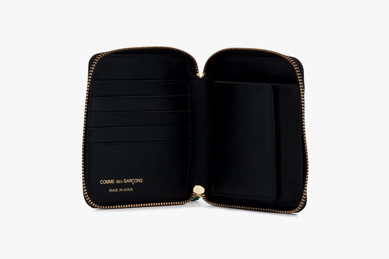 Comme des garcons outlet zip around wallet 2019