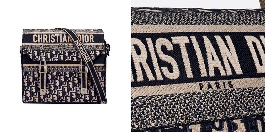 Dior Oblique Diorcamp Messenger Bag Burgundy, Blue Hypebeast