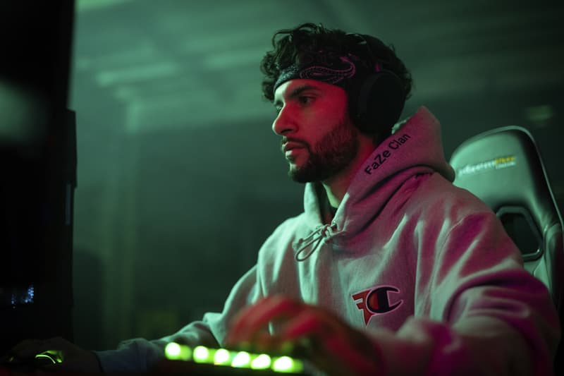 Faze champion hoodie grey online