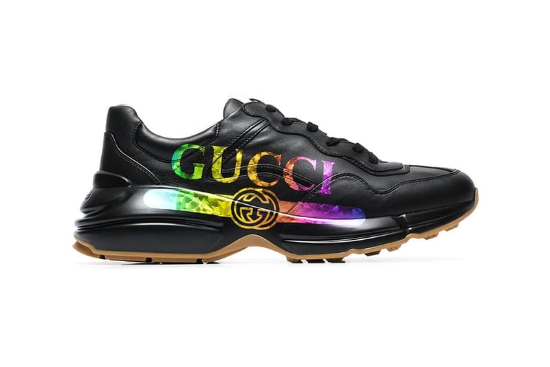 men's gucci rhyton fashion sneakers