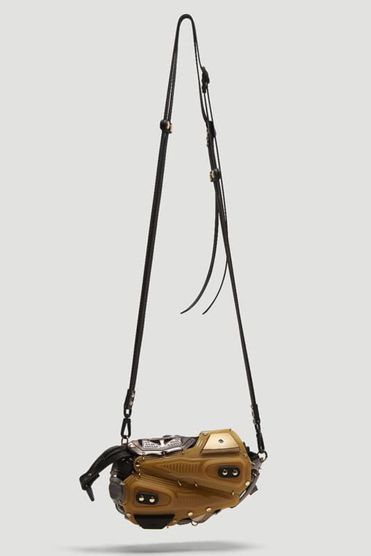 Innerraum Armored Clutch Cross Body Bag in Gold Hypebeast