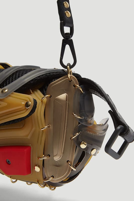 Innerraum Armored Clutch Cross Body Bag in Gold | Hypebeast