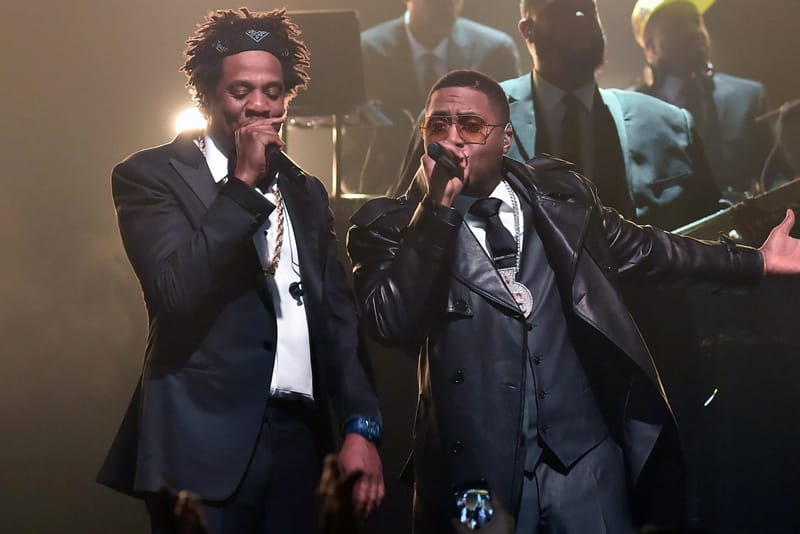 JAY Z Performs With Nas and Dedicates Freestyle to Nipsey Hussle