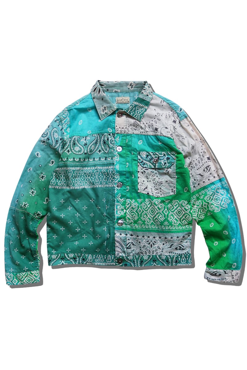 Kapital best sale patchwork jacket