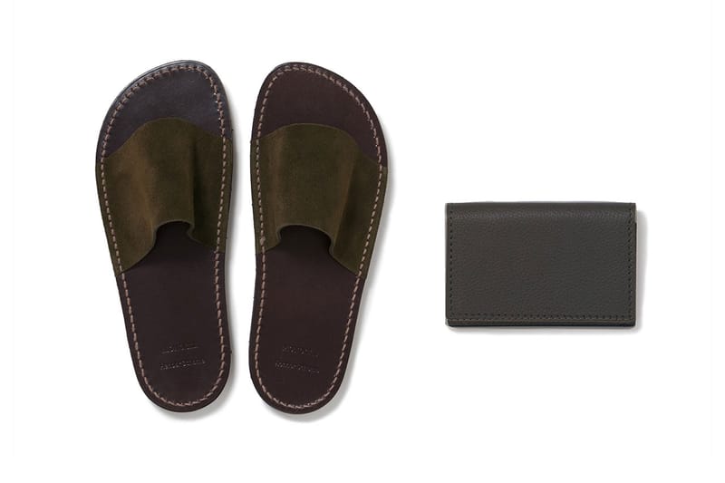 'Monocle' x Hender Scheme Slippers, Card Case | Hypebeast