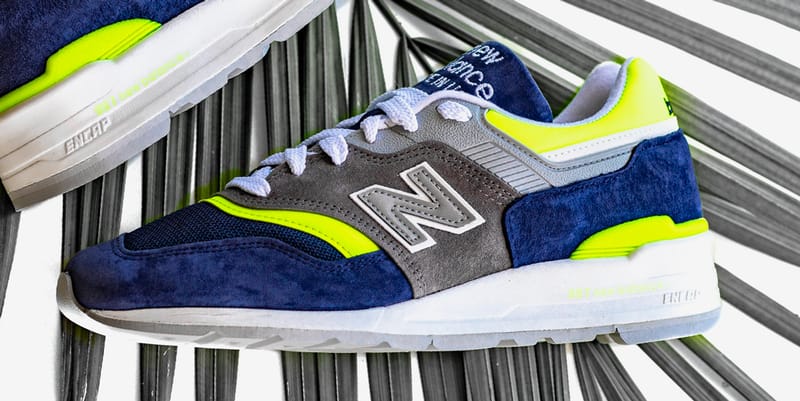 New balance 997 sales azul e amarelo