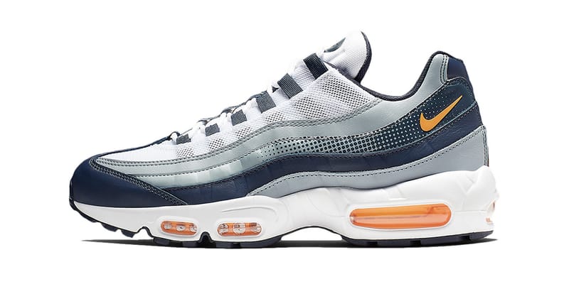 Navy blue and orange air max 95 online