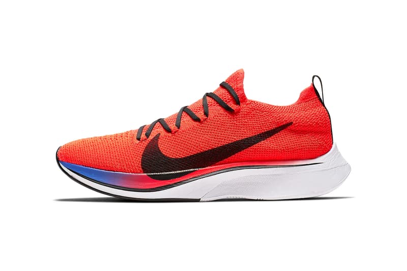 Nike Vaporfly 4% in Bright Crimson/Sapphire | Hypebeast