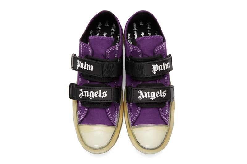 palm angels velcro vulcanized sneakers