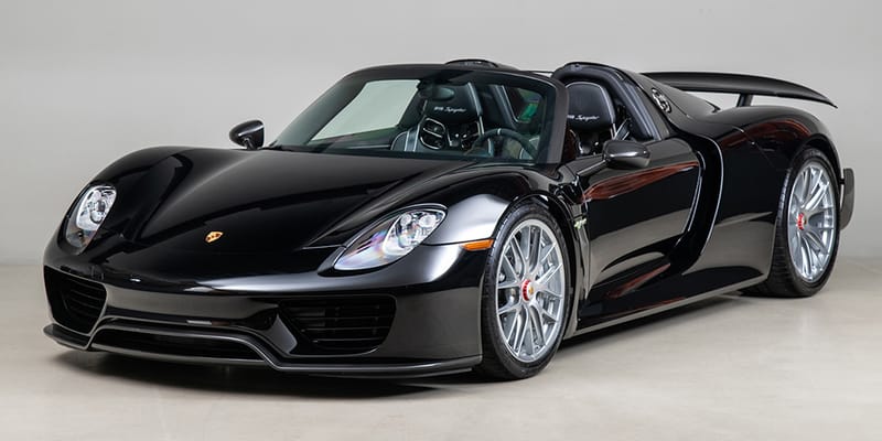 「くろろページ。」 Porsche 918 Spyder Weissach In Black Up For Auction | Hypebeast