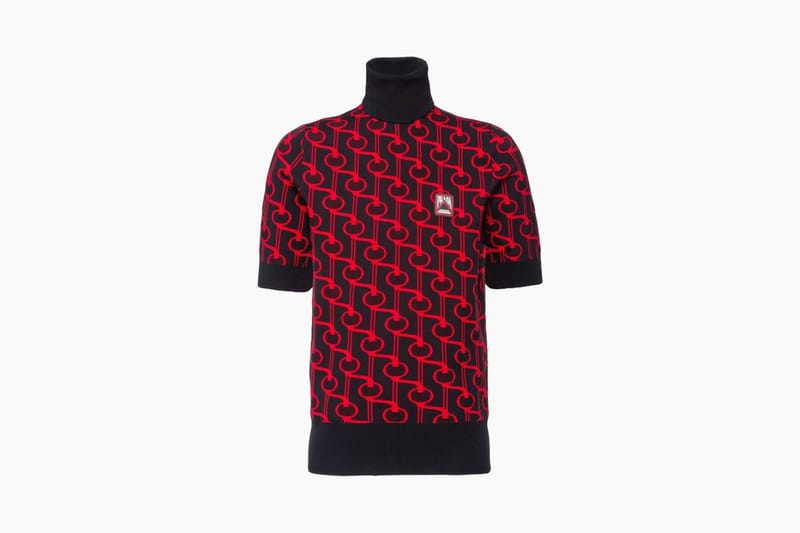 トップス PRADA 2021 Technical Jacquard Sweater PRADA 2021 Technical Jacquard Sweater