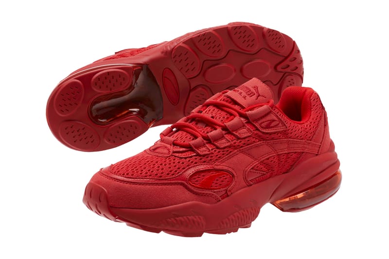 Puma red clearance ribbon shoes