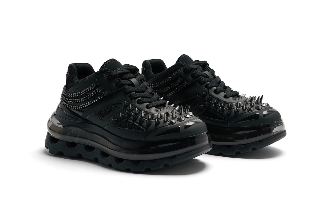shoes53045 bump air black gothic triples