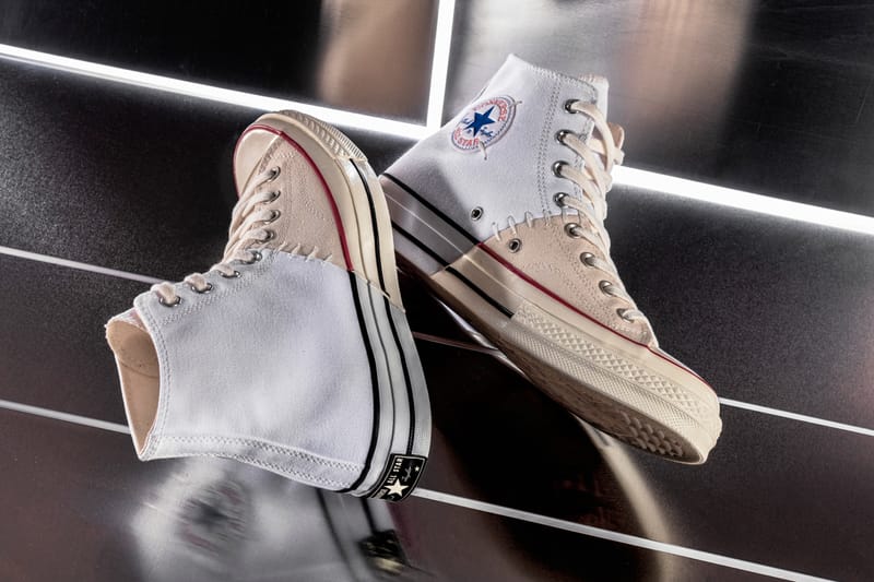 Converse white restructured shop chuck 70 high-top sneakers