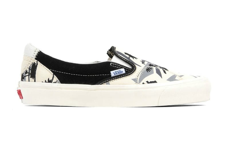 Tropical slip on on sale vans