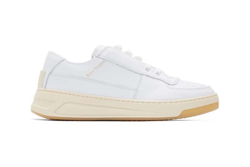 Acne Studios Perey Leather Low-Top Lace Sneakers | Hypebeast