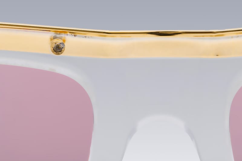 Acronym サングラス Champagne Gold (Kuboraum) ACRONYM SS19 F1-T-A,B