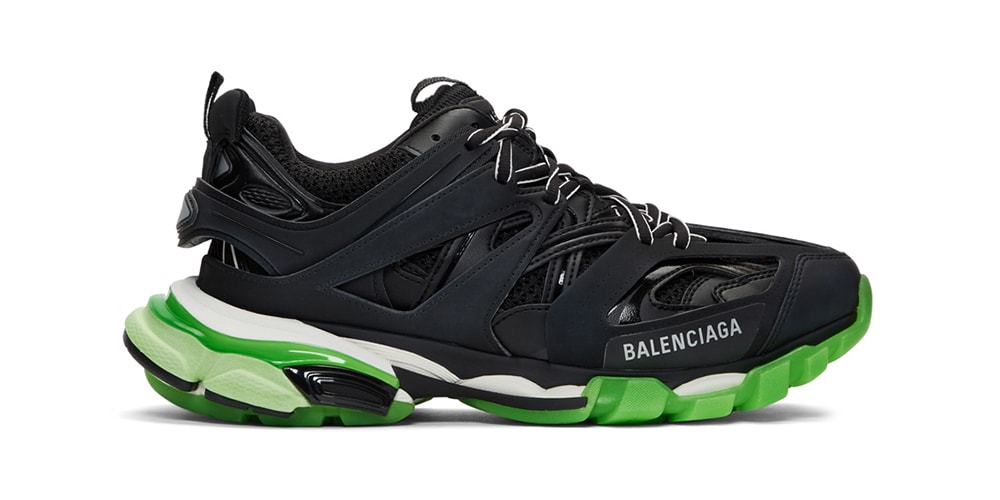 Balenciaga Track Sneaker in Black, Green & 3M | Hypebeast