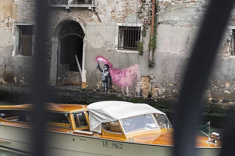 Banksy Confirms Venice Mural of Migrant Child | Hypebeast