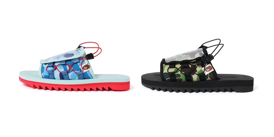 bape x suicoke slides