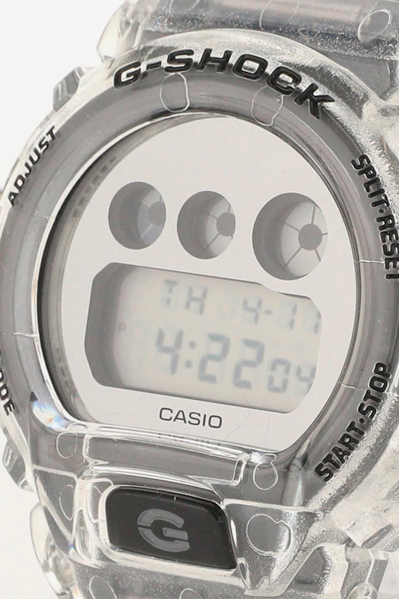 clear casio g shock