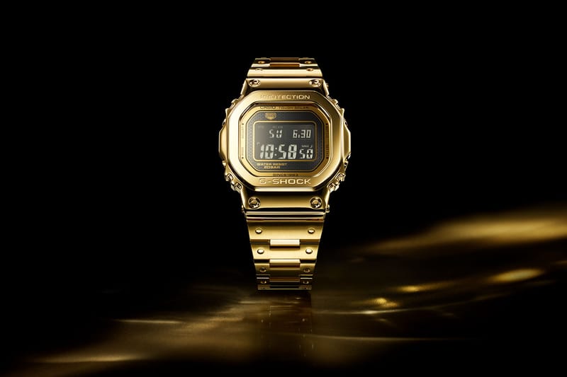 G shock gold shop watch limited edition