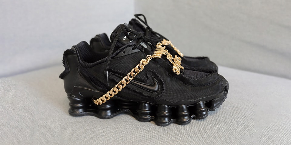 nike shox x comme des garcons