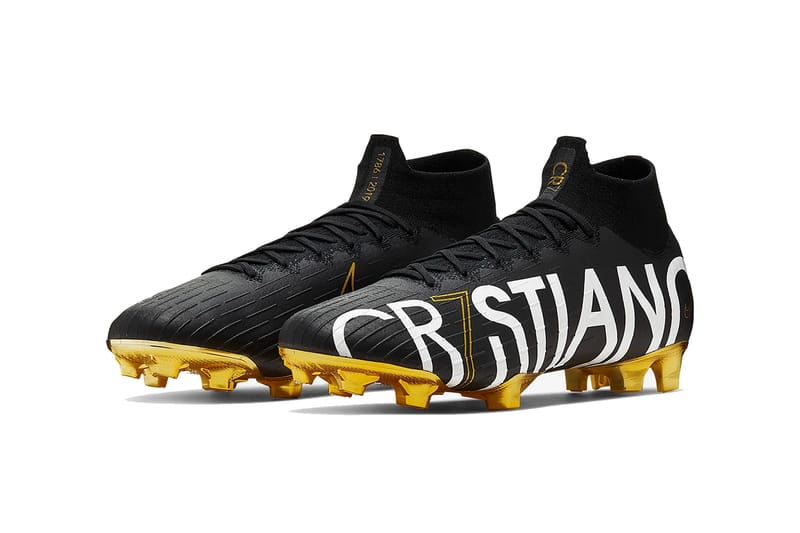 Ronaldo boots best sale white and gold