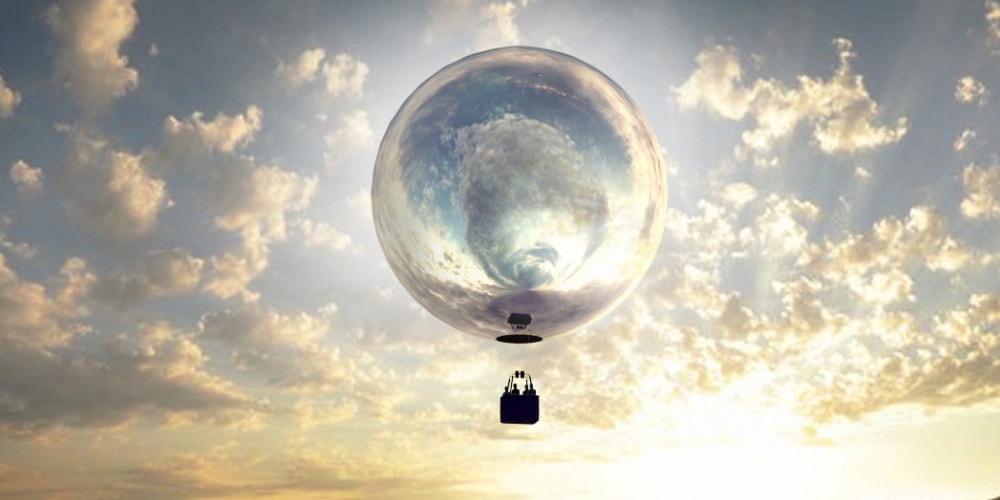 Дуг Эйткен запустит гигантский зеркальный воздушный шар над Массачусетсом