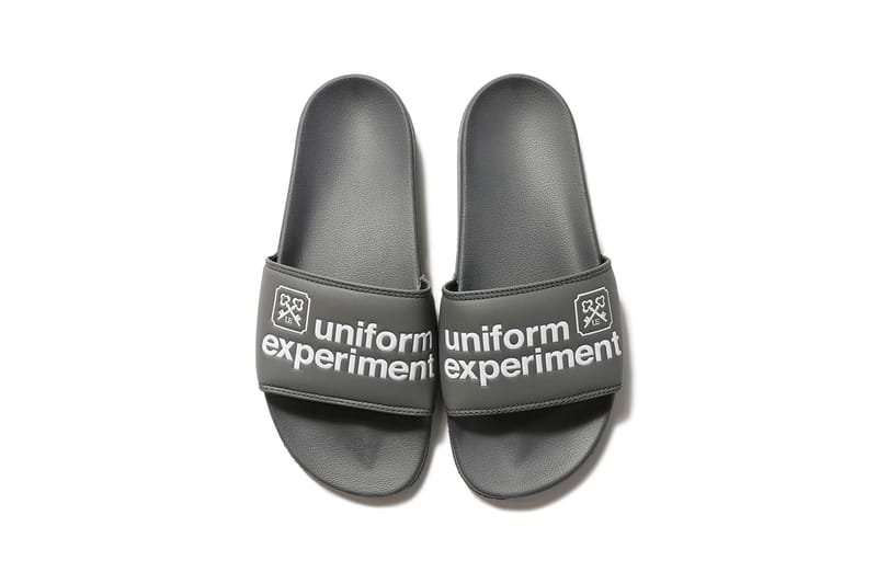 fragment design uniform experiment Slide Sandals | Hypebeast