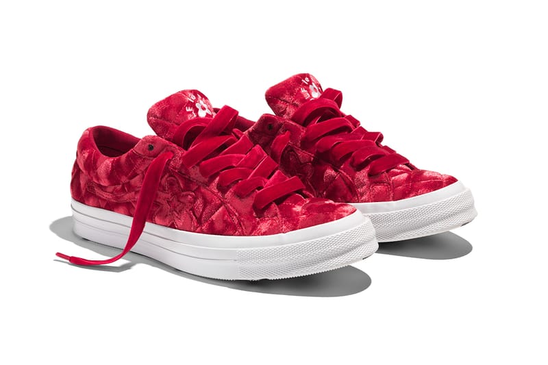靴 GOLF le FLEUR* x Converse Quilted Velvet Tyler, the Creator's GOLF le FLEUR* x Converse Quilted
