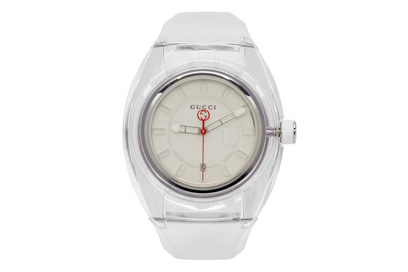 Clear outlet gucci watch