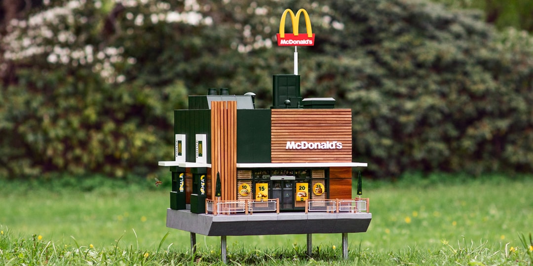McDonald’s в Швеции представляет McHive — самый маленький в мире ресторан для пчел