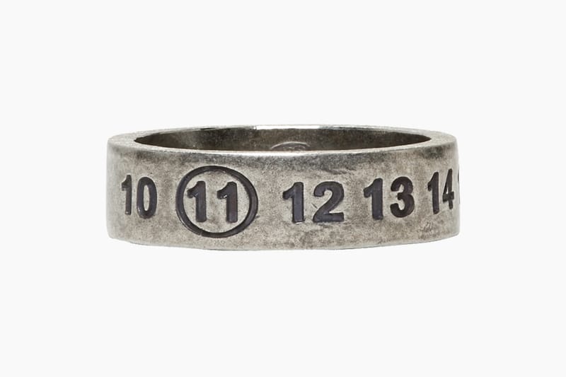 Maison Margiela Silver Logo Number Ring Release | Drops | Hypebeast