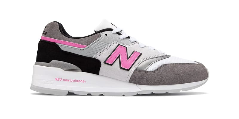 New Balance M997 LBK Grey/Pink Made in USA Release | Hypebeast