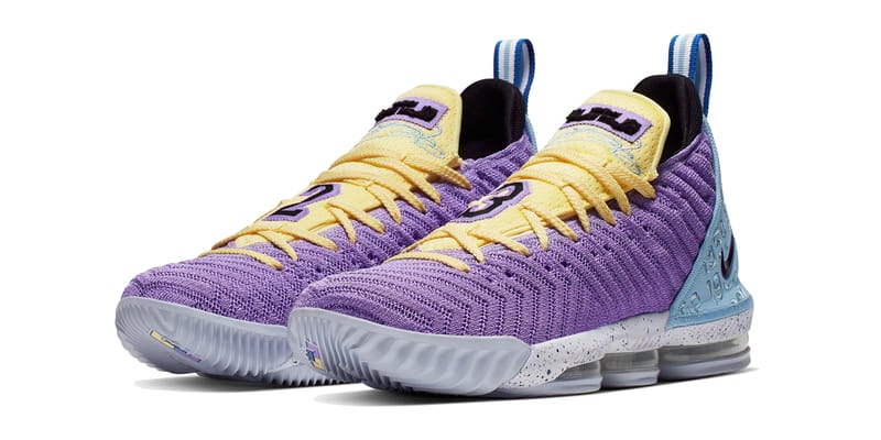 Purple sales lebron 16s