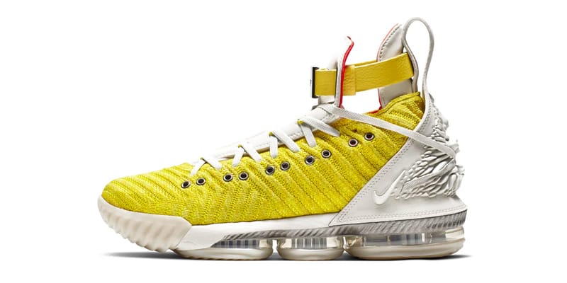 Lebron 16 yellow store and black