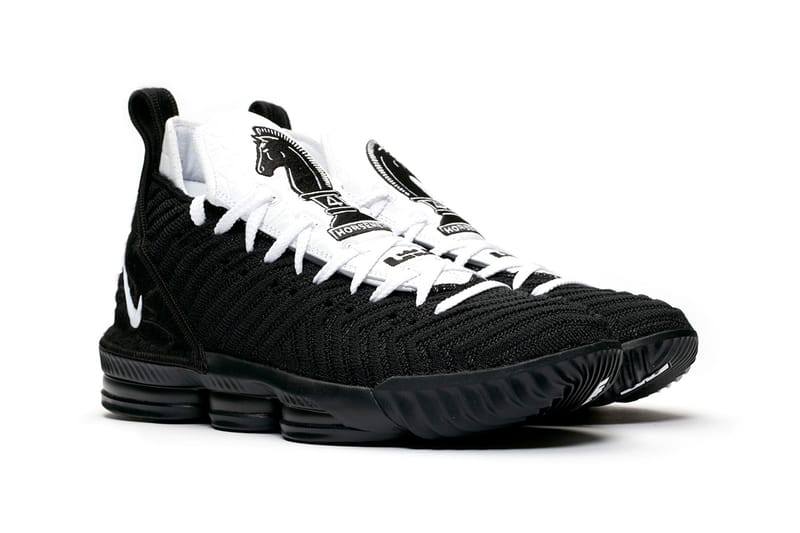 Lebron 16 cheap black white